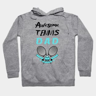 US Open Tennis Dad Racket and Ball Hoodie